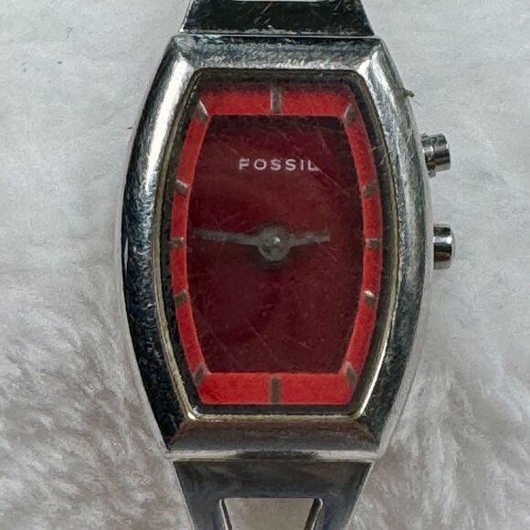 Vintage Fossil Animated  Flashing Heart Watch Big Tic ES-9566 Womens Quartz Y2K main image 15